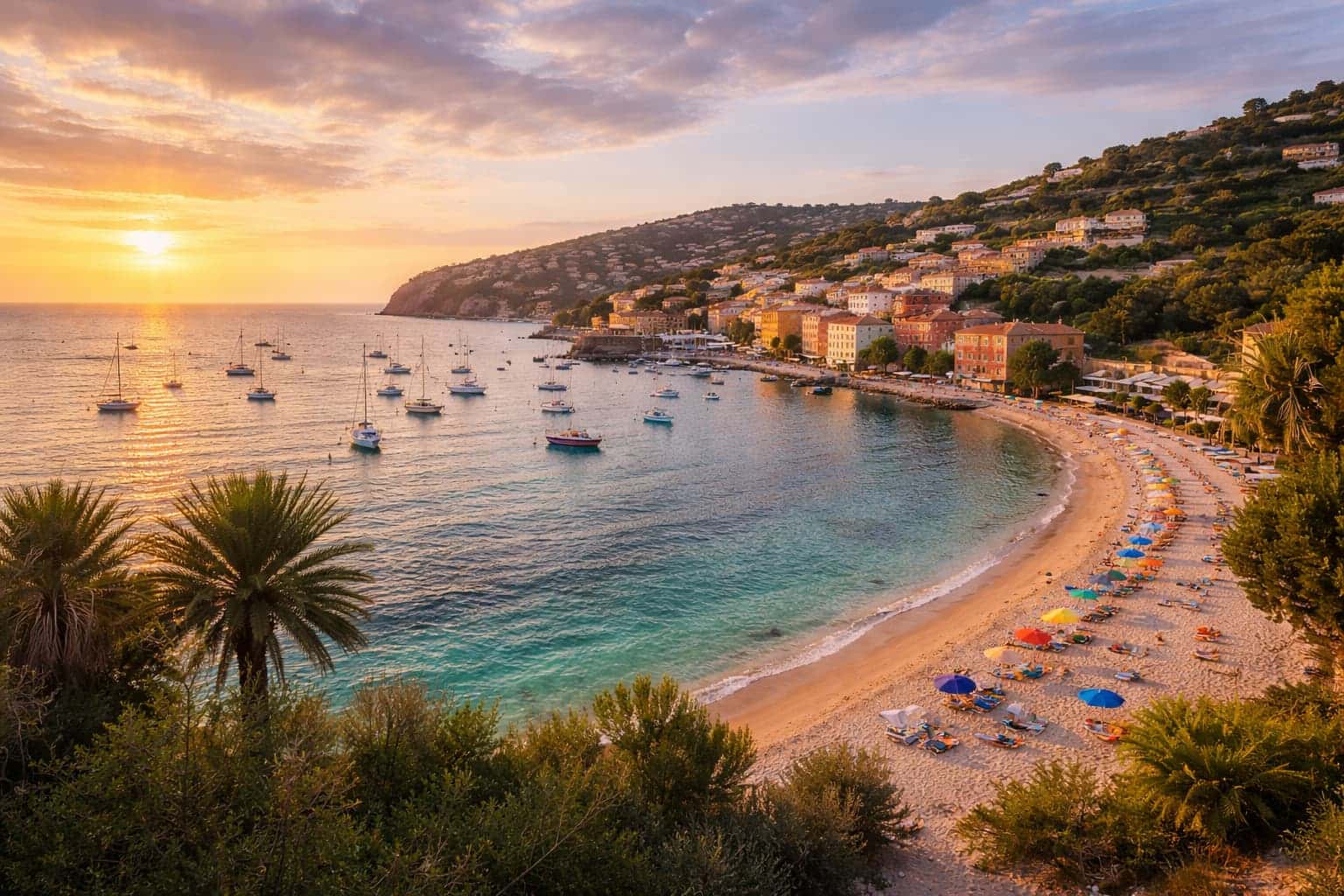 Littoral méditerranéen avec mer turquoise et criques