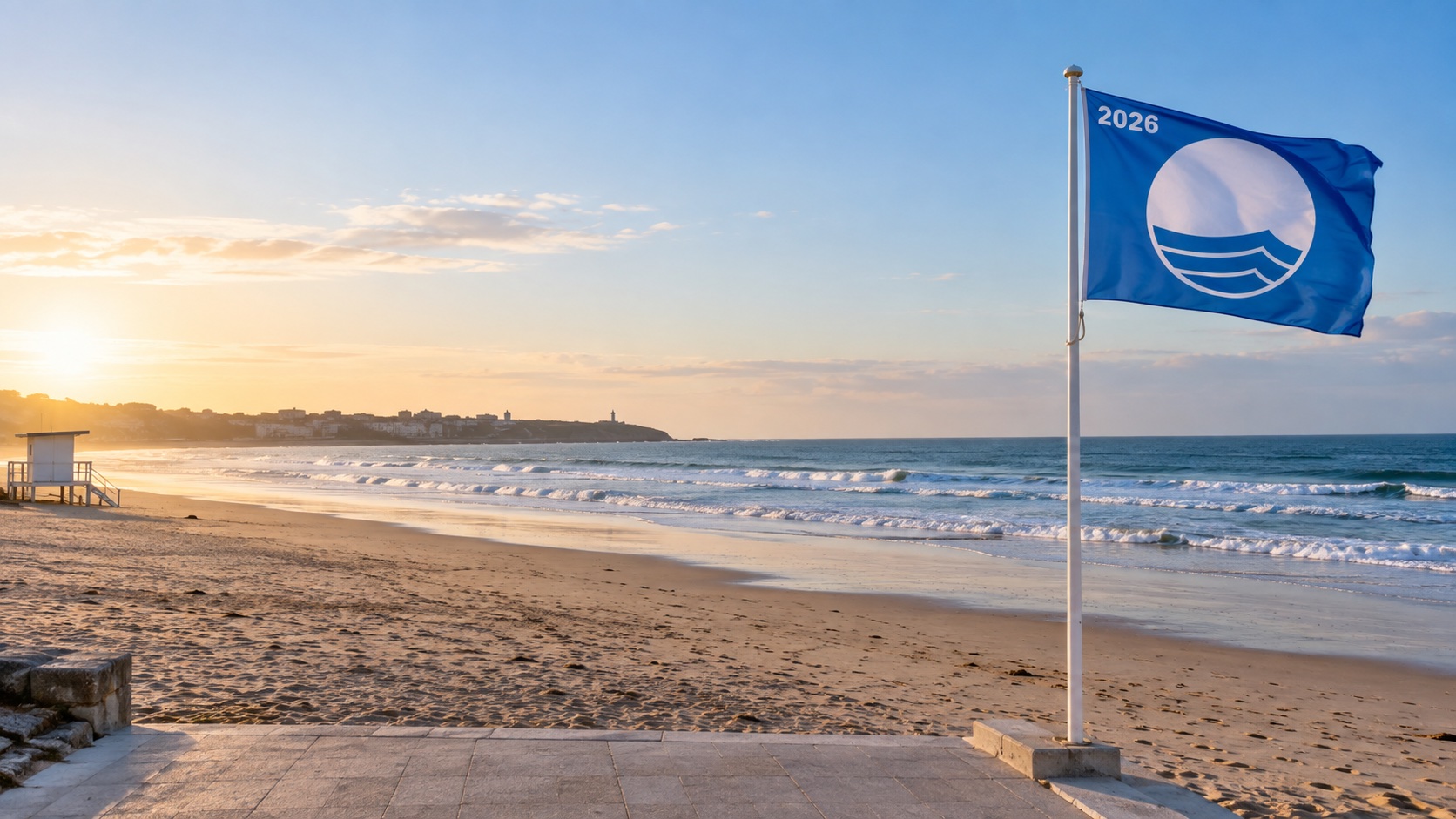 Plage du littoral français labellisée Pavillon Bleu en 2026